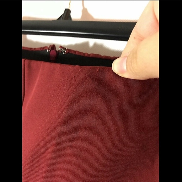 NWT Theory‎ 'Navalane- Becker' Skinny Ponte Pants in Black Cherry [SZ 4 ] - Picture 5 of 14